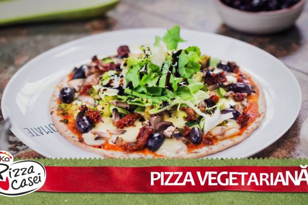 Pizza vegetariana cu blat Alka Pizza Casei