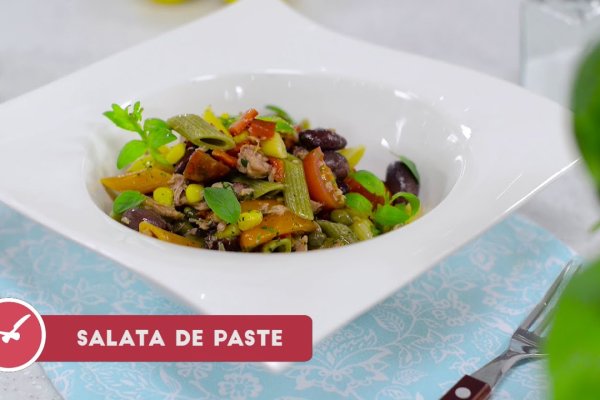 Salata rece de paste cu ton