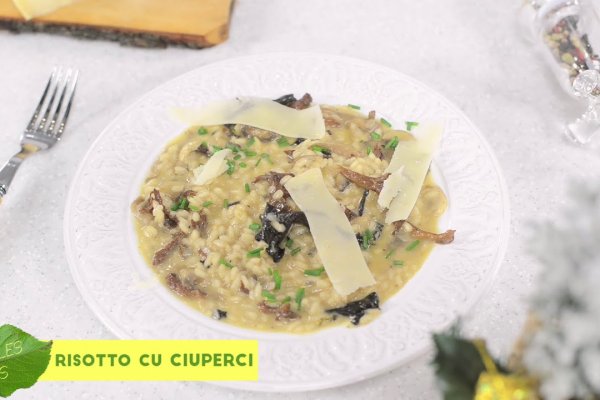 Risotto cu ciuperci - Reteta Video