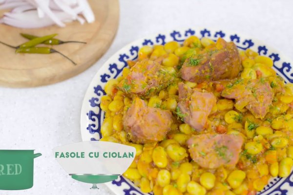 Fasole cu ciolan - Reteta video