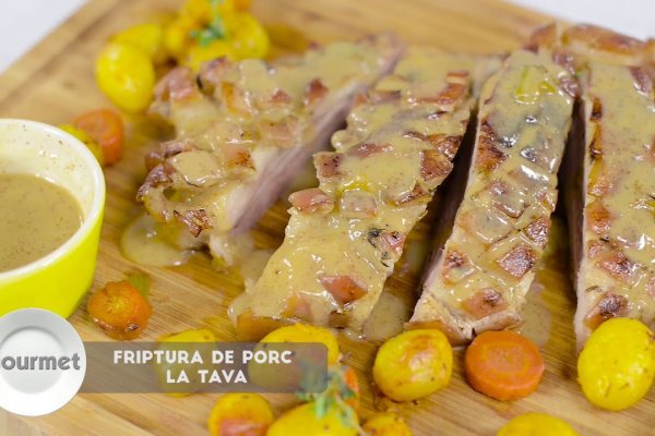 Friptura de porc la tava - Reteta video