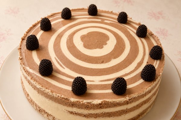 Tort Zebra cu branza